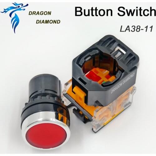 CO2 Laser Button Switch LA38-11 Laser Engraver For CO2 Laser Engraving Machine & CNC 3018 Spindle Upgrade