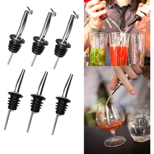 4pcs Kitchen Oil Dispenser Bar Wine Shot Dispenser Wine Bottle Pourer Spout Kitchen Cooking Oil Wine Stopper наливатор