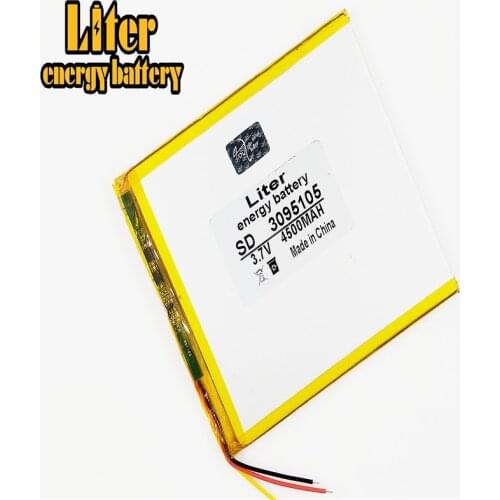3 line Polymer lithium batteries 3.7V 4500mAh 3095105 For 7 inch 9 inch 12-inch Tablet PC