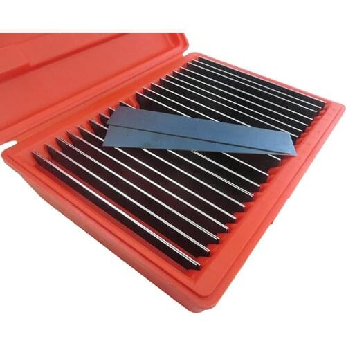 Machinist Parallel Blocks Bars 40-Piece Set 1/32 inch Wide x 6 inch Long Straightedge Bar Blocks – ½ inch to 1-11/16 inch
