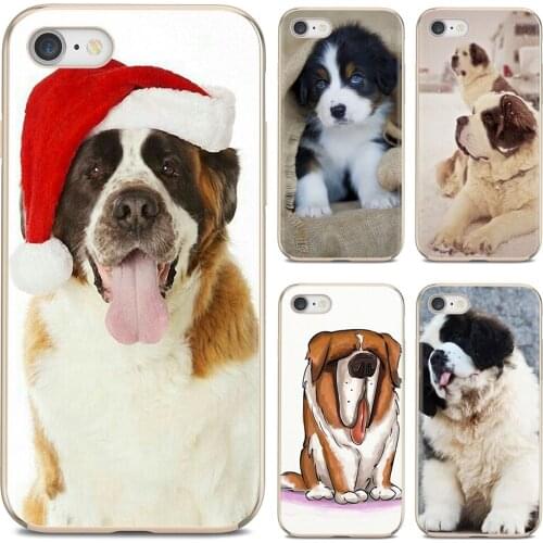 St. Saint Bernard Dog Puppy TPU Silicone Case For iPhone iPod Touch 11 12 Pro 4 4S 5 5S SE 5C 6 6S 7 8 X XR XS Plus Max 2020