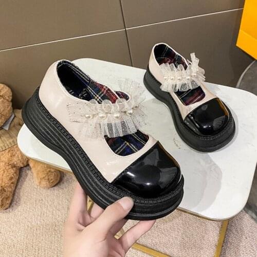 Lolita Shoes Women Japanese Style Vintage Soft Girls Loafers Waterproof Platform College Student Cosplay Costume Mary Jane Shoes