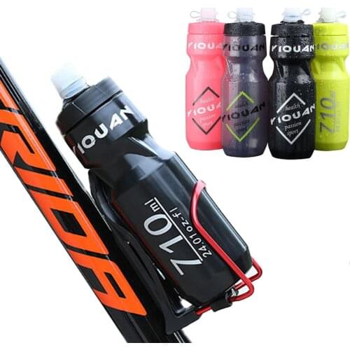 Bicycle Water Bottle Mountain Road Bike Water Bottle Outdoor Cycling Kettle Portable With Bottle Holder Bike Accessory