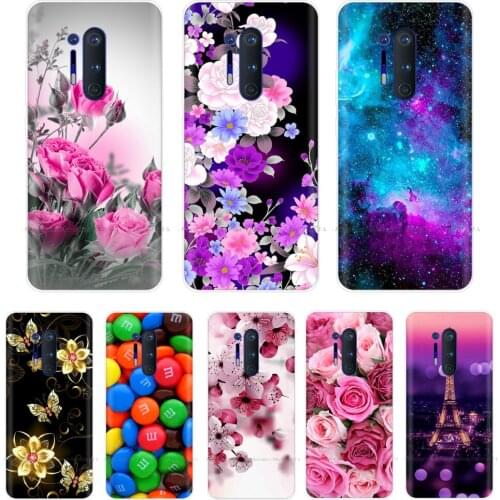 Back Cover Phone Case For One Plus 8 Pro / 1+8Pro Soft Shockproof Shell For Oneplus 8 8pro Case Full Cover Soft Silicone Bumper