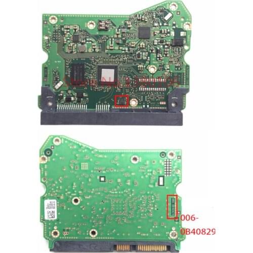 0B40829 HDD PCB / Logic Board WD101EJRX 10TB OF 12TB serial desktop hard disk PCB board number 006-0B40829 001-0B40829