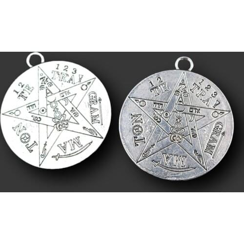 WKOUD 2pcs Silver Plated Statistics Terminology Alloy Pendant Necklace Bracelet DIY Metal Jewelry Handmade Accessories A1813