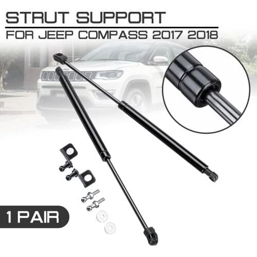 Car Front Engine Cover Hood Shock Lift Strut Struts Bar Support Props Rod Arm Gas Spring Bracket For Jeep Compass 2017 2018