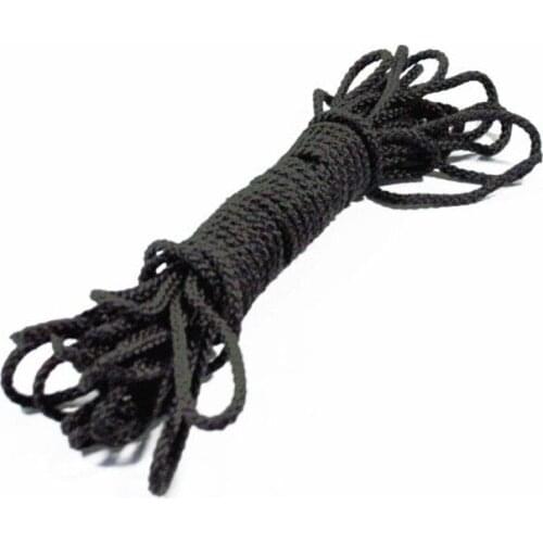 Black Double Braid Nylon Dockline Dock Line Mooring boat Rope Anchoring