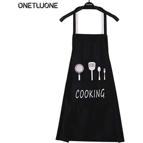 Kitchen Waterproof Oil Cooking Apron,For Woman Men Chef Waiter Cafe Shop BBQ Hairdresser Aprons Bibs Kitchen Accessory