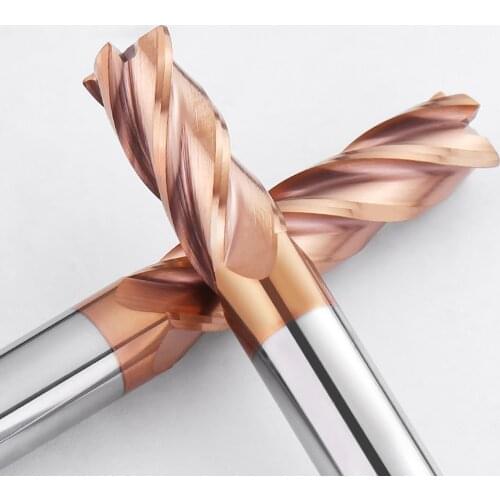 HRC55 Carbide Corner Radius endmill 4Flutes Milling Cutter Alloy Coating Tungsten Steel cutting tool CNC maching Endmills