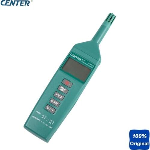 Compact Size Humidity Temperature Tester Dual Display Fast Response Humidity Temperature Meter CENTER-315