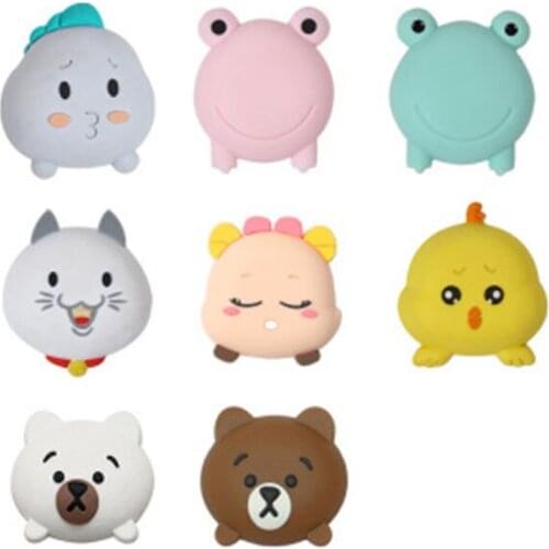 Cartoon Door Stopper Doorknob Protector Stickers Rubber Protective Pad Door Crash Pad Fashion Door Stopper