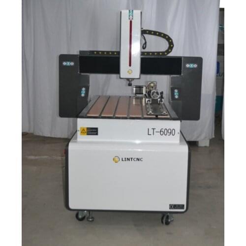 New model 2.2kw water cooling 4 axis wood cnc router 6090 engraving machine