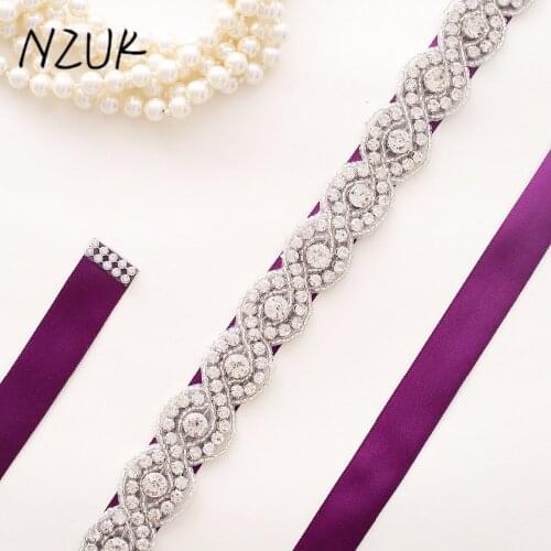 Wedding Sashes Belts Bridal Belts Sashes Crystal Rhinestones Bride For Evening Party Gown Dresses