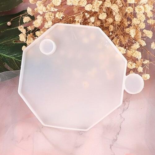 1 Set Jewelry Organizer Box Silicone Resin Mold for Women Kids, DIY Multi-Layer Rotating Jewelry Tray Storage Case for Bracelets