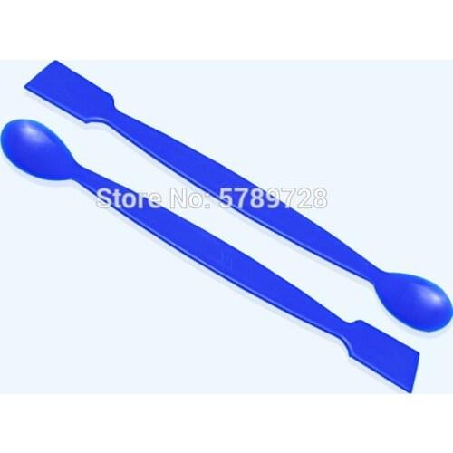 20cm plastic medicine spoon with A spoon-type on one side and a shovel-type on the other Chemical laboratory supplies