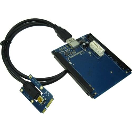 Mini pcie to pcie 1x adapter card industrial control motherboard mini pci-e to pcie slot adapter card Riser