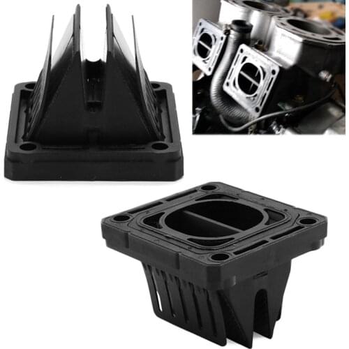 Carbon Fiber Black Intake Reed Valve ATV For Yamaha Banshee 350 350cc YFZ350 RZ350 RD135 RZ YFZ 350 RX RXZ RD 135 RD 400 350 250