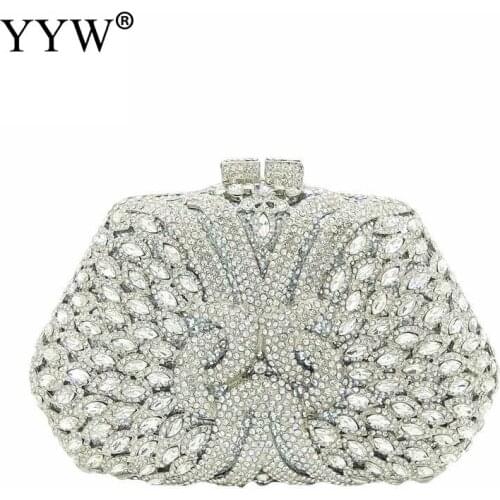 Woman Banquet Bag Diamond-Studded European And American Style Ladies Evening Bag Rhinestone Dinner Bag Party Clutch Purse Bag