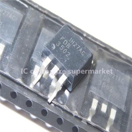 10PCS/LOT FDB3502 TO-263 75V 14A SMD Triode