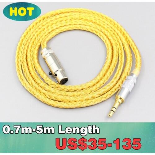 16 Core OCC Gold Plated Earphone Headphone Cable For AKG Pro Audio K371 K361 K240MK II, Q701, K702, K181, M220 LN007337
