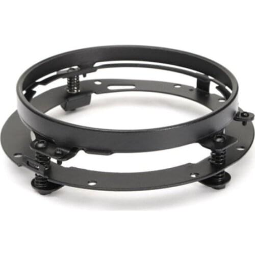 7 inch Mounting stainless stee Bracket housing bucket For Touring Harley Softail Motorcycle