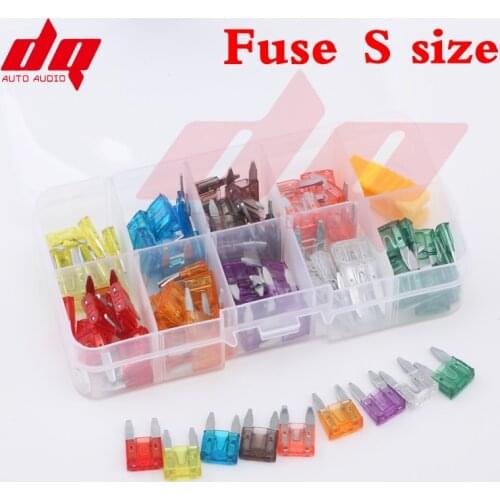 90pcs/lot 9 values Auto Automotive Car Boat Truck Blade Fuse Box Assortment Fuses Small size 5A 7.5A 10A 15A 20A 25A 30A 35A