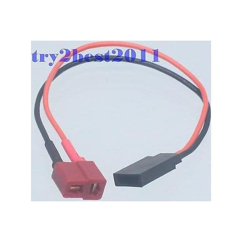 JR Futaba Female to Female Deans T Plug Connector Adapter 20awg 15cm
