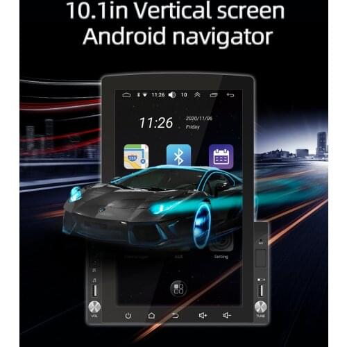 2 Din 10.1in Car Multimedia Video Player Bluetooth GPS Display Stereo Radio 1+16G for Android 10.0 GPS FM RDS Bluetooth