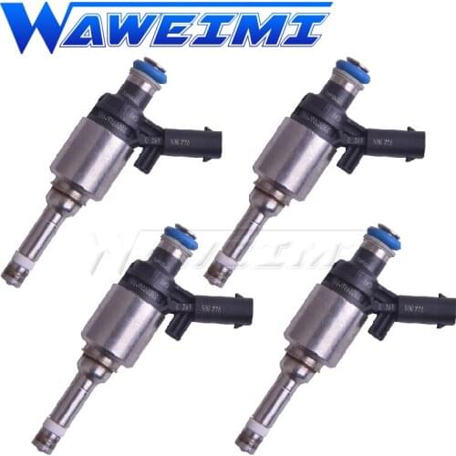 WAWEIMI 4 Pieces Fuel Injector OEM 06J906036S For Audi A3 A4 A6 Q5 Passat G-olf All-road 1.8T