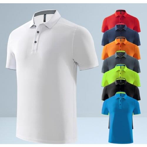 2021 New Summer Golf Shirts Men Short Sleeve T Shirt Golf Clothes Breathable Training Quick Dry T Shirt Outdoor Golf Wear Casual