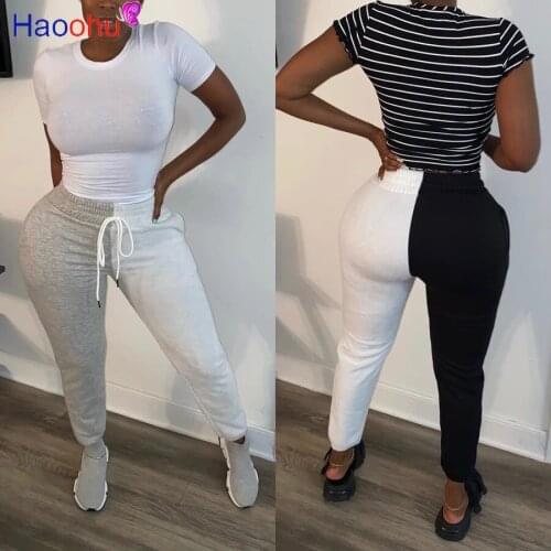 Женские цветные брюки HAOOHU China At AliExpress