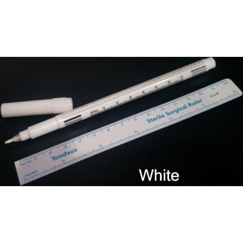 Surgical Skin Marker for Eyebrow Skin Marker Pen Tattoo Skin Marker Measure Measuring Ruler Set Microblading Positioning Tool