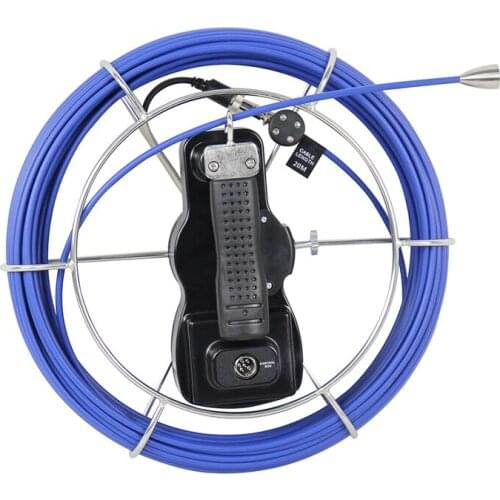 30M cable 5mm cable wheels Pipe Inspection Video Camera,Drain Sewer Pipeline Industrial Endoscope System Cables