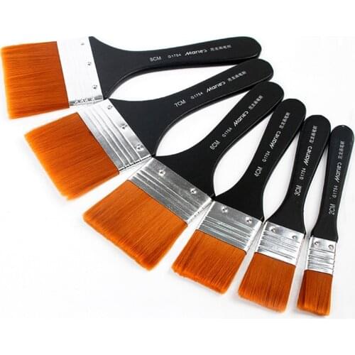 Professional Different Size Nylon Hair Painting Brush for Artist Oil Watercolor Powder Acrylic Paint Brushes School Art Supplies