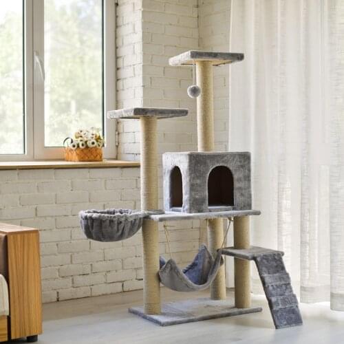 Cat Tree Multilevel Cat Towers with Luxury Condos Cat Tree Tower Kitten Condo Scratching Post