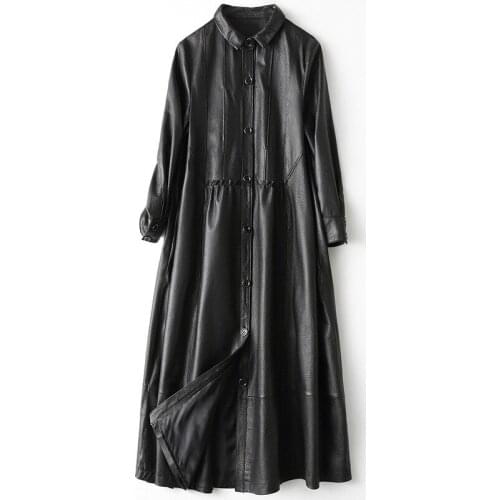 100% Real Genuine Leather Jacket Women Autumn Winter Coat Windbreaker Sheepskin Jacket mulheres casacos HQ19-YXG1915A lxr36