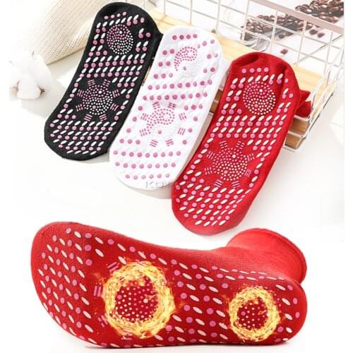 Magnetic Socks Unisex Self-Heating Health Care Socks Tourmaline Magnetic Therapy Comfortable Breathable Foot Massager Warm Sport