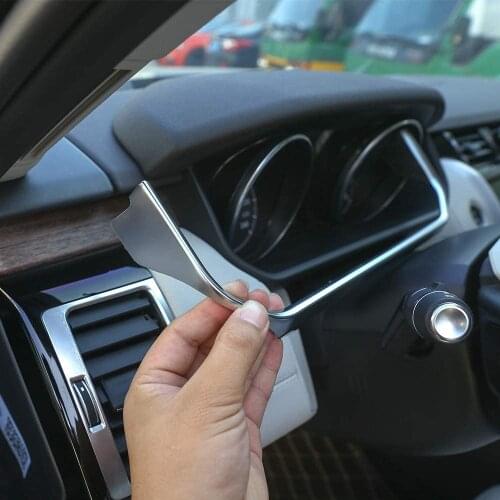 For Land Rover Discovery 5 LR5 2017 ABS Matte Dashboard U Shape Frame Trim