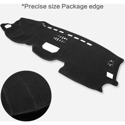 Mayitr 1pc Non-slip Design Dashboard Mat Dashmat Black Carpet Cover Mat Fit For TOYOTA TUNDRA 2014-2020