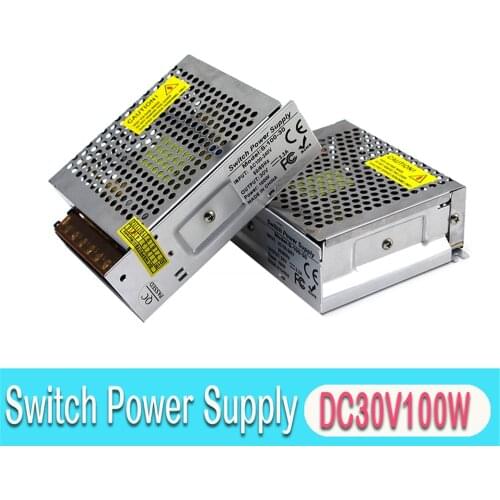 Variable DC Power Supply 30V 3.3A 100W Transformers AC100-240V AC DC30V SMPS for Electrical Machinery Equipment Cctv