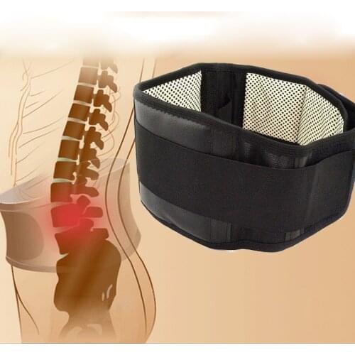 Lumbar Support Belt Adjustable Self-heating Magnetic Therapy Lumbar Brace Belts Thermal Fitness Sports Protection Band