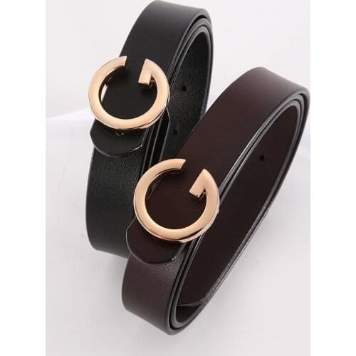 New Womens Belt Selling Luxury Brand Designer Cow Leather Buckle Waist Belts, Ladies Fashion Belt Women Famous Belts 2.3cm G666