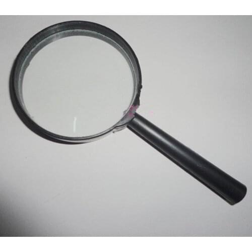 100PCS Handheld 60MM Reading Teaching Plastic Frame Glass Lens Magnifier For Old People Student