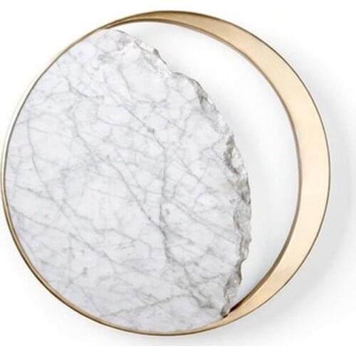 Nordic Postmodern Creative Stainless Steel Wall Light Passage Corridor Stair Gallery Living Room Bedside Wall Lamp