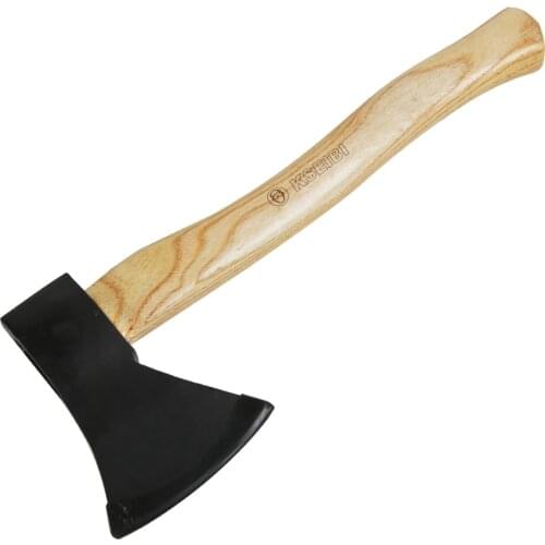 KSEIBI 274105 Wood Chopping Axe 14 inch Splitting Small Axe Hatchet Wooden Handle Camping Hand Tools