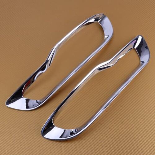 Exterior Molding Chrome Rear Tail Fog Light Lamp Cover Trim Frame Fit for Jeep Cherokee KL 2014-2016 2017 2018