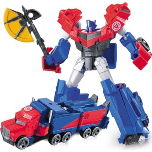 WEI JIANG New Plastic ABS + Alloy Action Figure Toys Anime Deformation Robot Car Model Movie 4 Cool Brand Boy Kids Toy Gifts