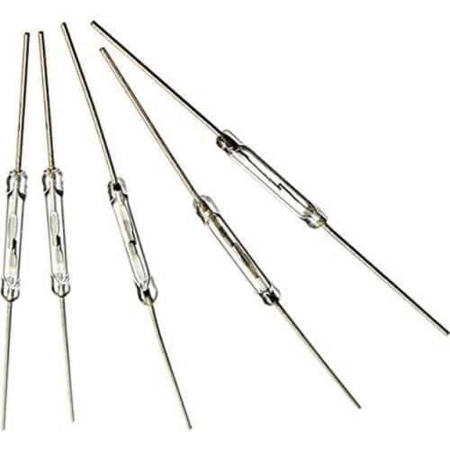 10pcs N/O Reed switch Magnetic Switch 2 * 14mm Normally Open Magnetic Induction switch