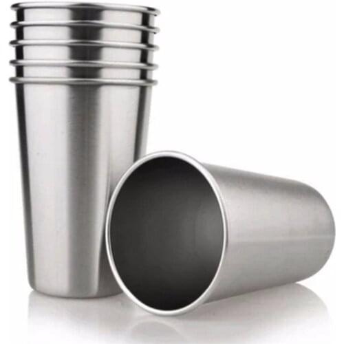 Hot sale 500ml 3 pieces/a lot stainless steel 304 family dancing party milk Cold drinking cup Whisky beer cup Coffee tea Mug